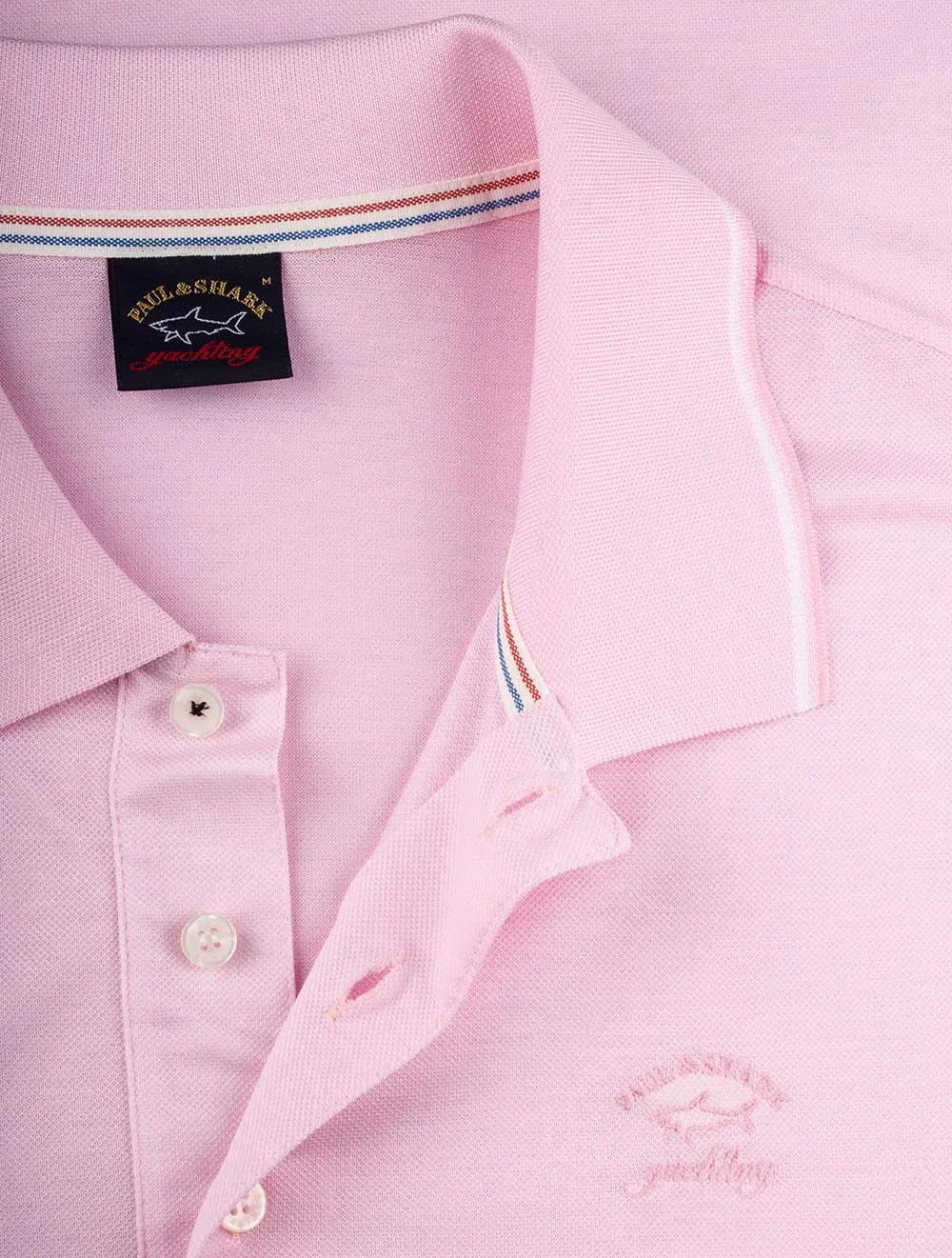 Piqu�� Tech Polo Pink