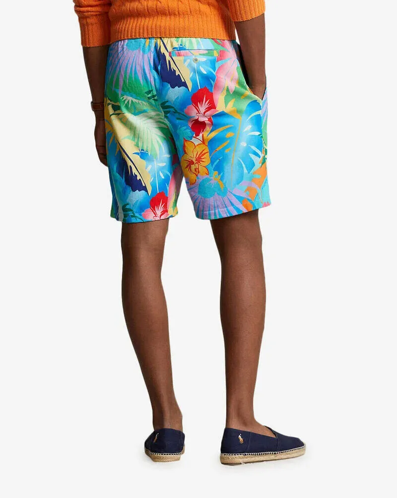 Polo Ralph Lauren 710899079001 Terry Shorts Men's Floral Print Pockets MXX191