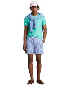 Polo Ralph Lauren Shorts Men's Preps Blue Cotton Striped 6" Classic-Fit MCWW212