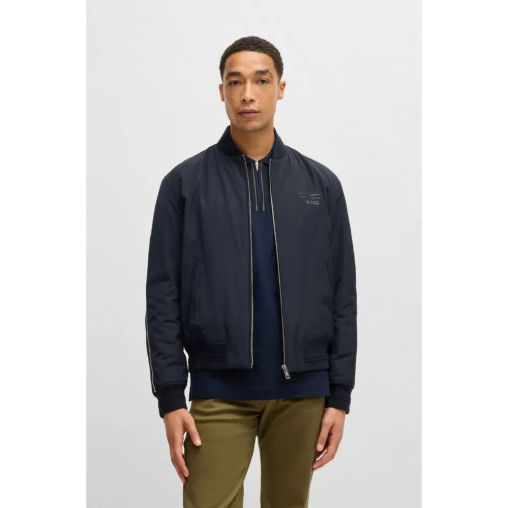 Porsche x  canvas jacket with stripe trims