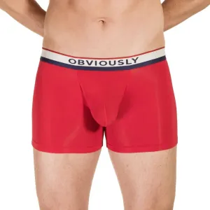 Primeman 3 Inch Leg Boxer Brief In Red