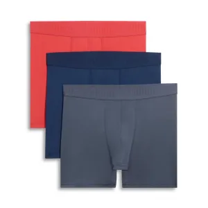 PUMA Men's Athletic Fit Boxer Briefs (3 Pack)