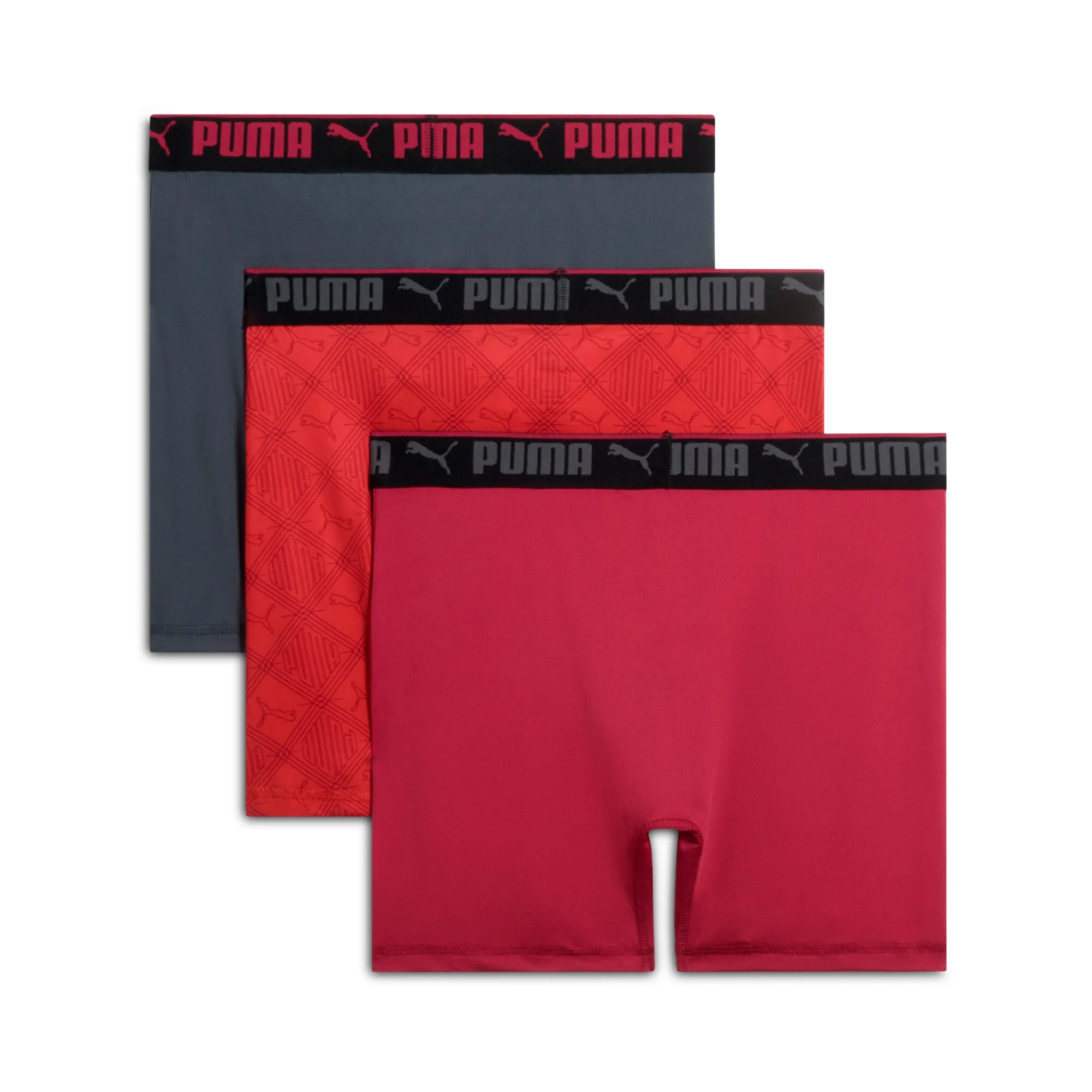 PUMA Men's Boxer Briefs (3 Pack)