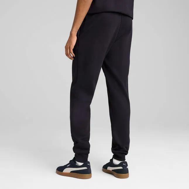 PUMA MEN'S ESSENTIALS FLEECE NAVY TRACKPANTS
