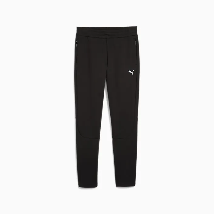 PUMA MEN'S EVOSTRIPE BLACK TRACKPANTS