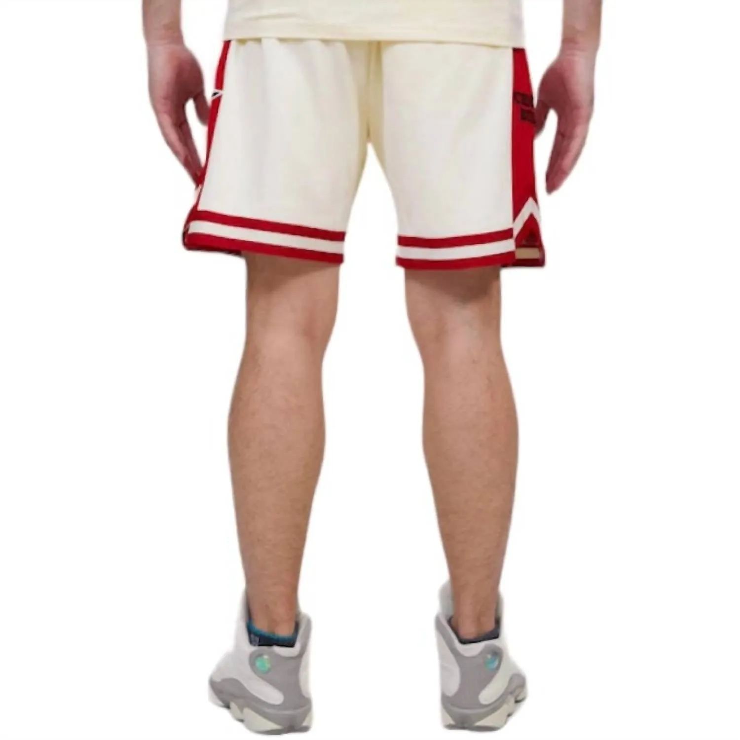 Retro Classic 2.0 Short In Eggshell/red