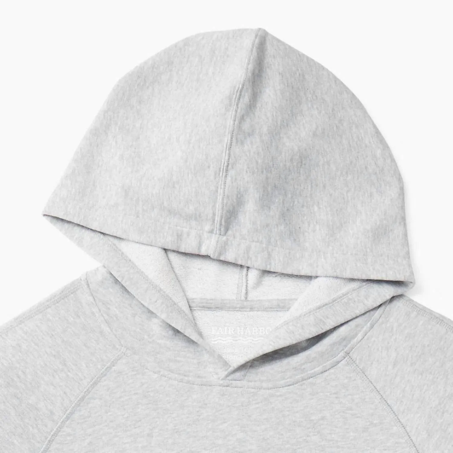Saltaire Hoodie In Heather Grey