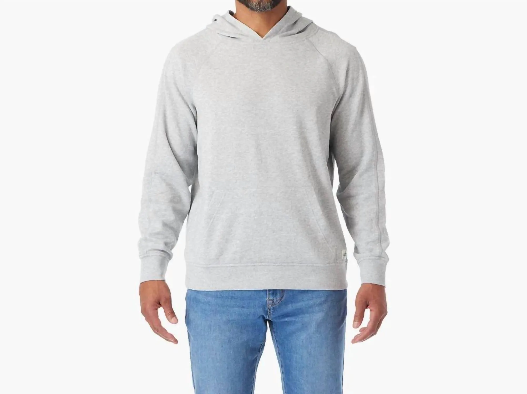 Saltaire Hoodie In Heather Grey