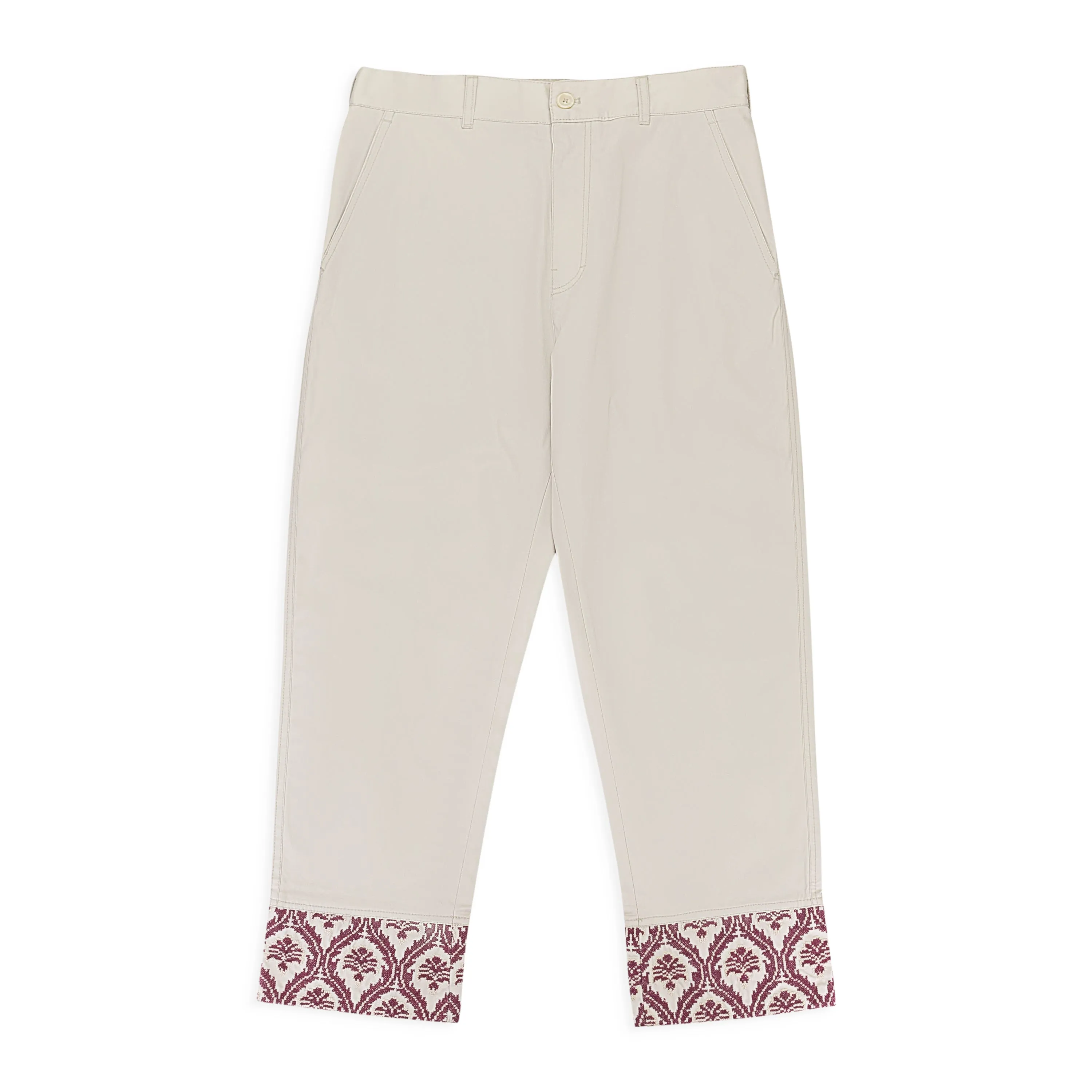 SAWSANAS CHINO GRAY TROUSERS