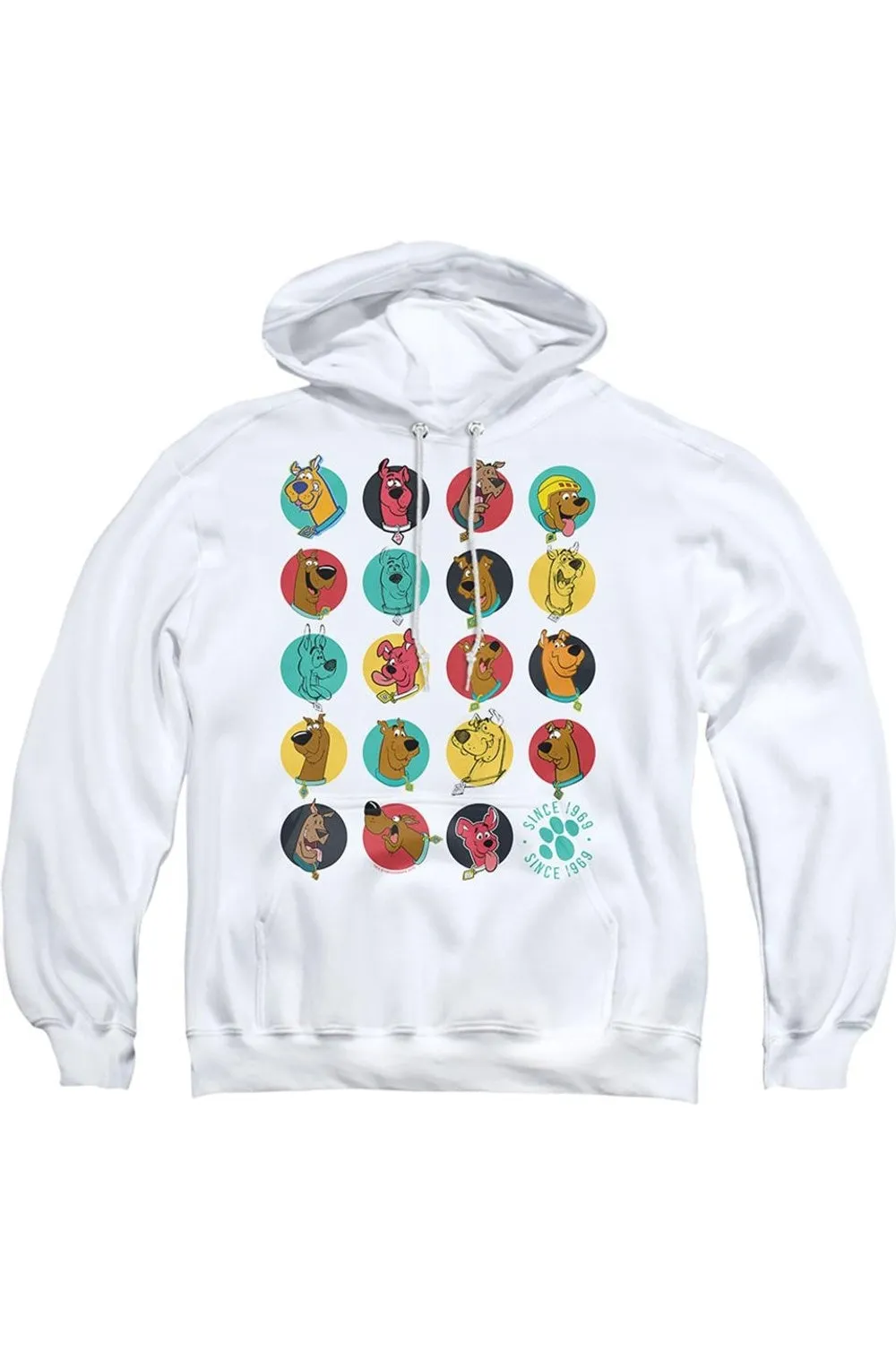 Scooby Doo Zoinks Repeat Adult Pull Over Hoodie / Hooded Sweatshirt