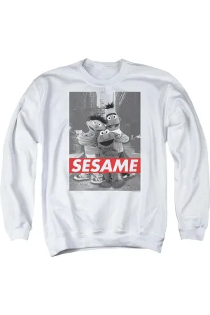 Sesame Street Sesame Adult Crewneck Sweatshirt