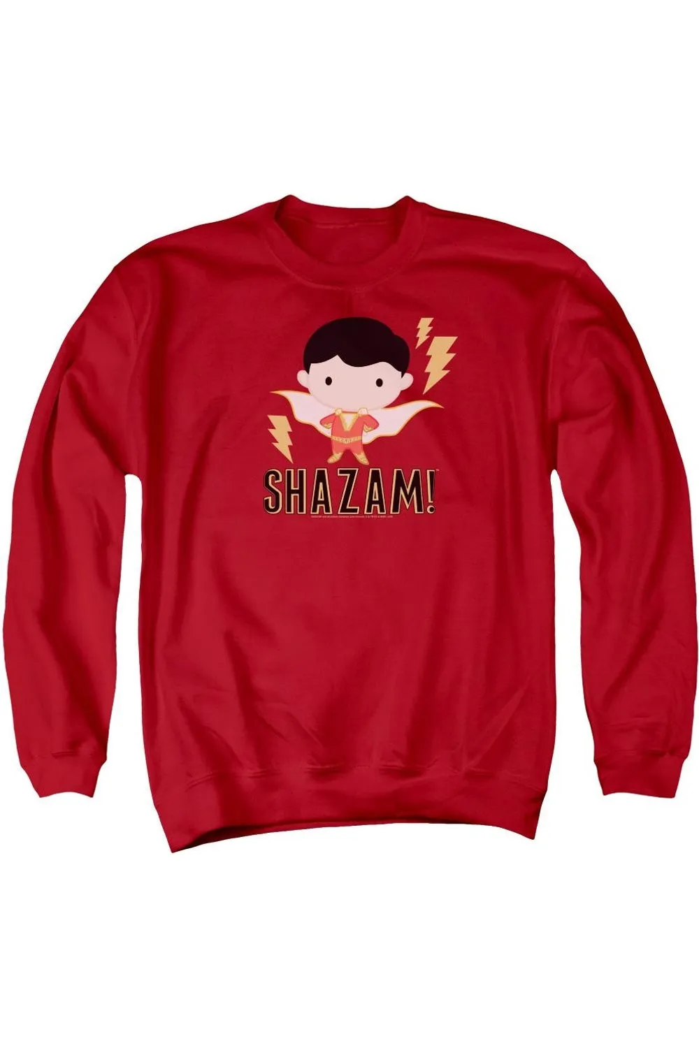 Shazam Movie Shazam Chibi Adult Crewneck Sweatshirt