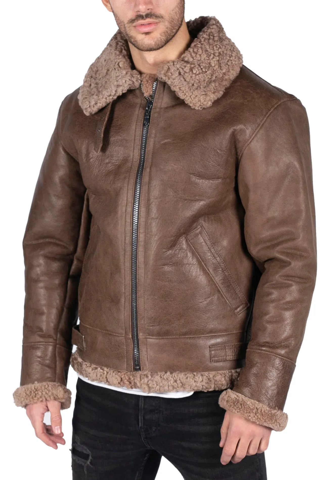 Sheepskin Leather B3 Aviator Vintage