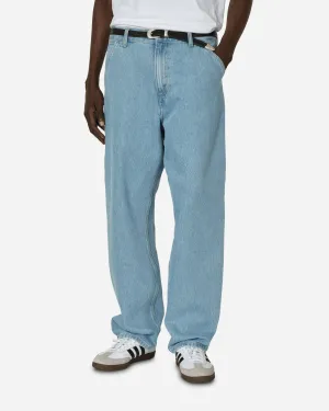 Single Knee Pants Blue (Heavy Stone Bleached)