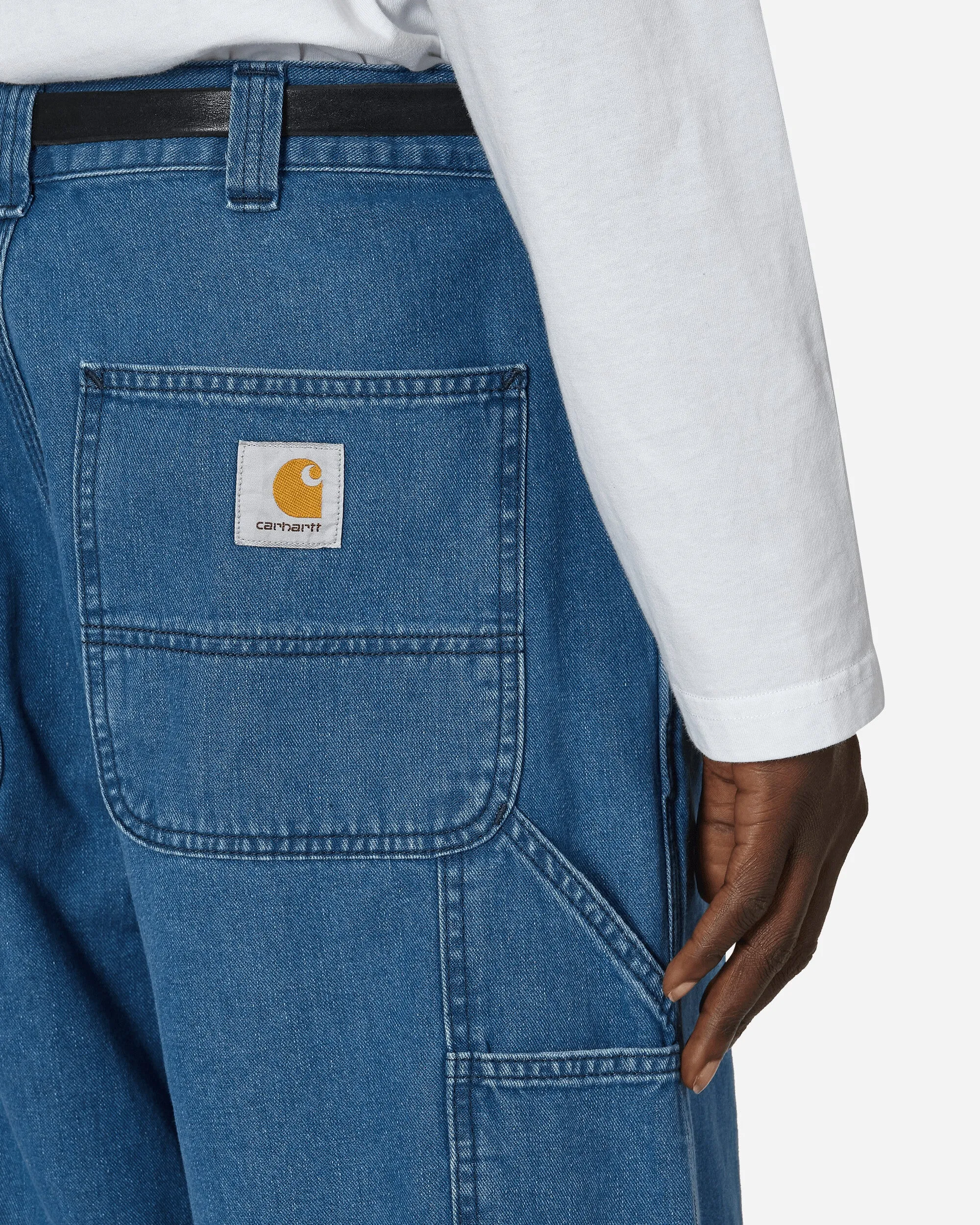 Single Knee Pants Blue