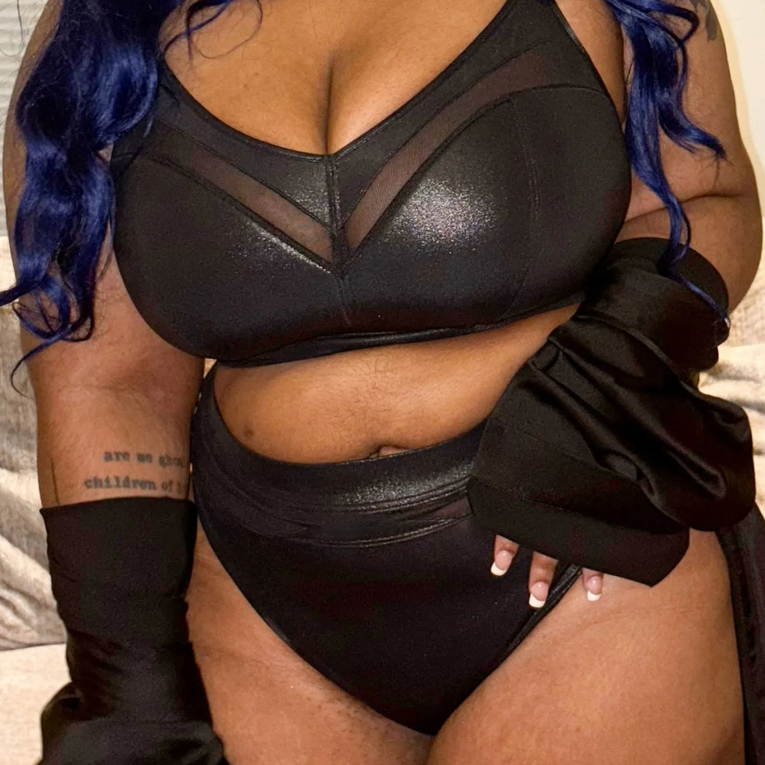 Siren Faux Leather Full Panties