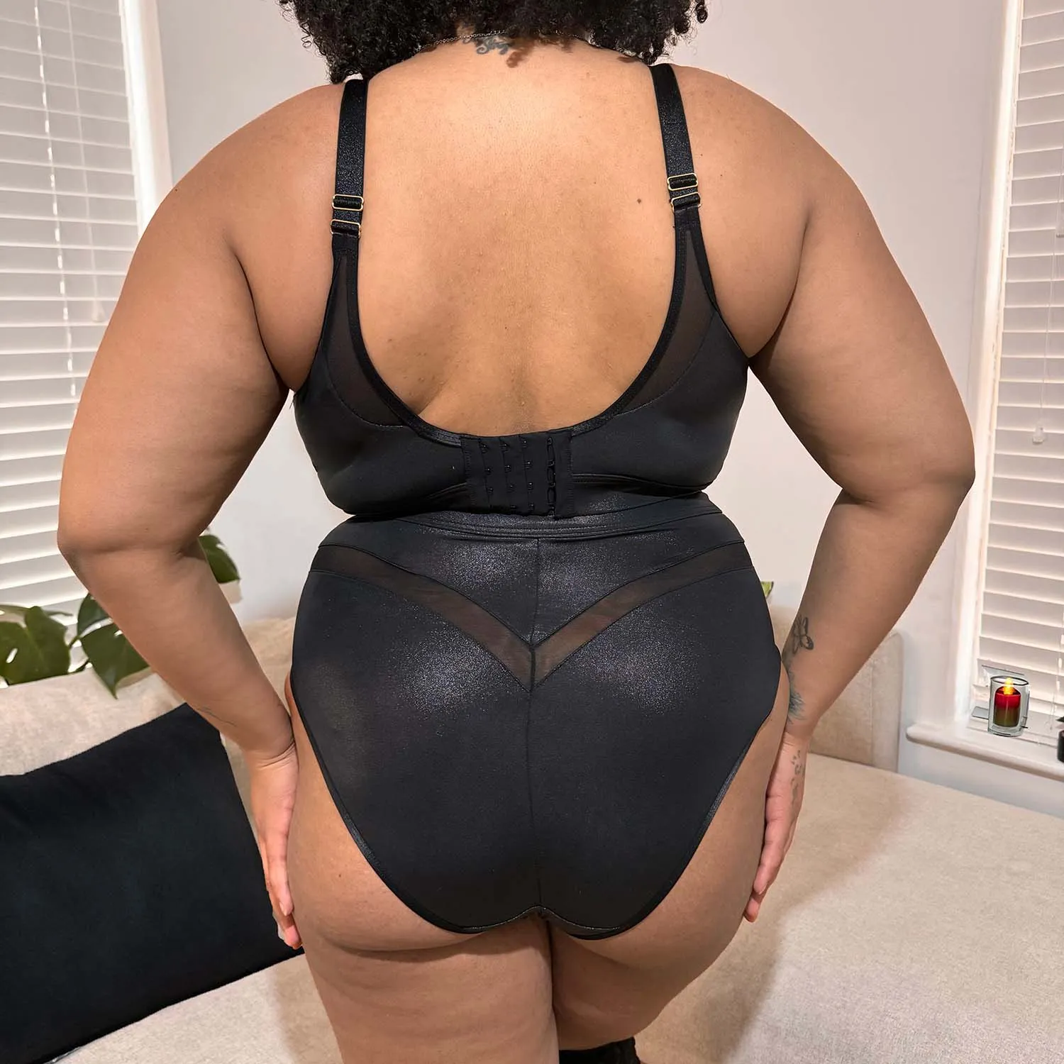 Siren Faux Leather Full Panties