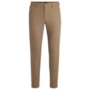 Slim-fit trousers in stretch cotton