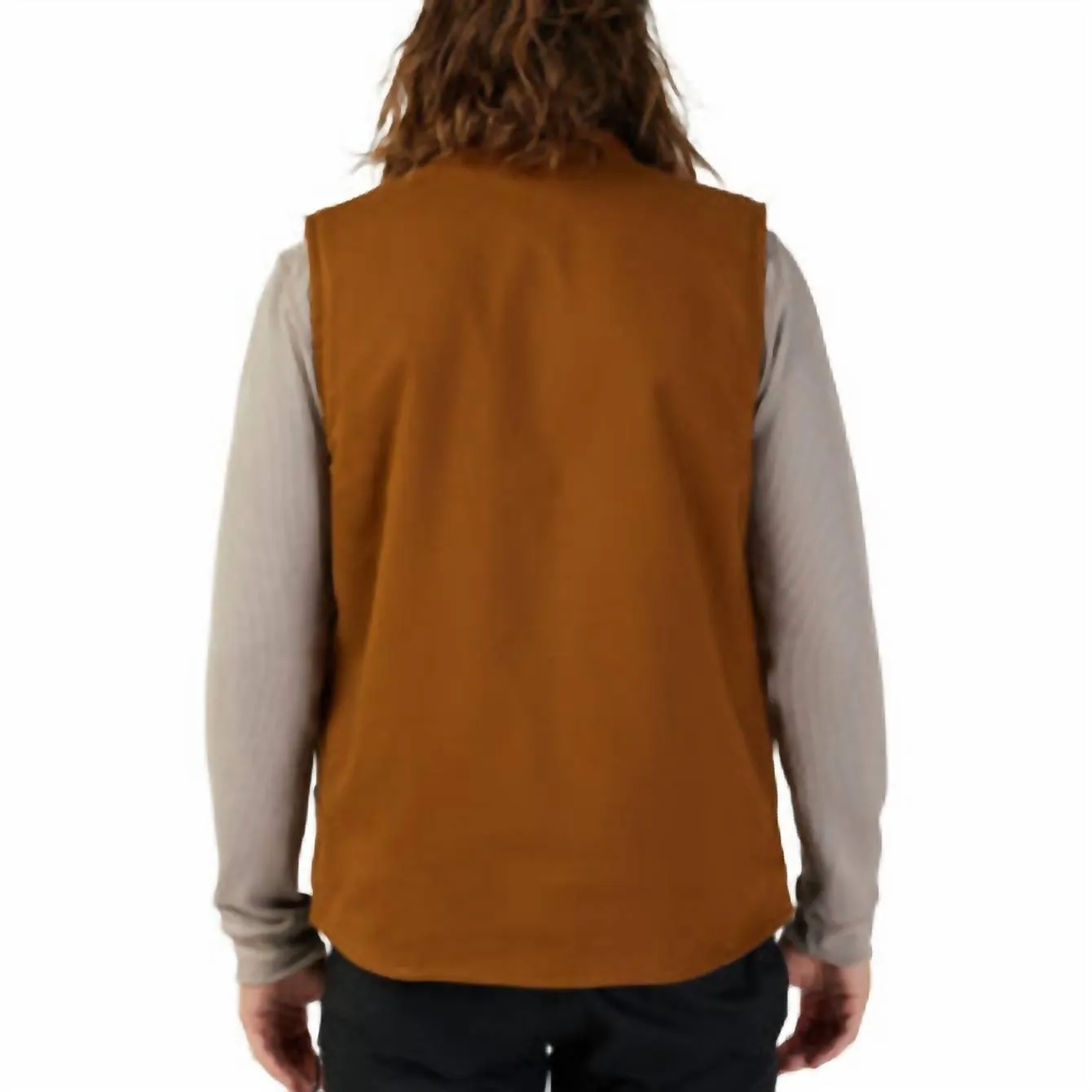 Source Sherpa Vest In Brown