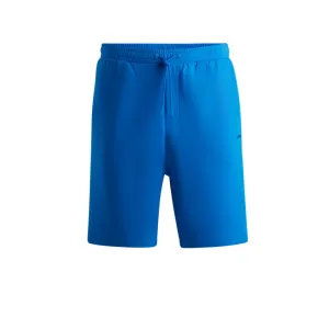 Stretch-cotton regular-fit shorts with sandwich logo