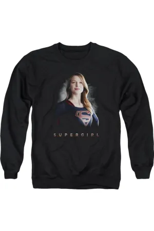 Supergirl Stand Tall Adult Crewneck Sweatshirt