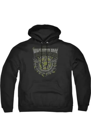 Supernatural Winchester Bros Adult Pull Over Hoodie / Hooded Sweatshirt
