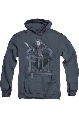 The Hobbit Fili Adult Heather Hoodie / Hooded Sweatshirt