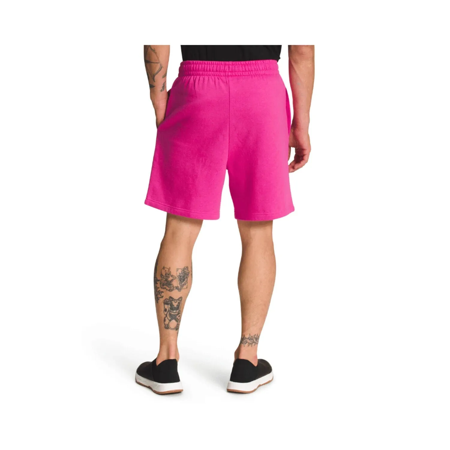 The North Face Box NSE NF0A811YHYI Sweat Shorts Men's Pink Cotton Pull-on CLO453
