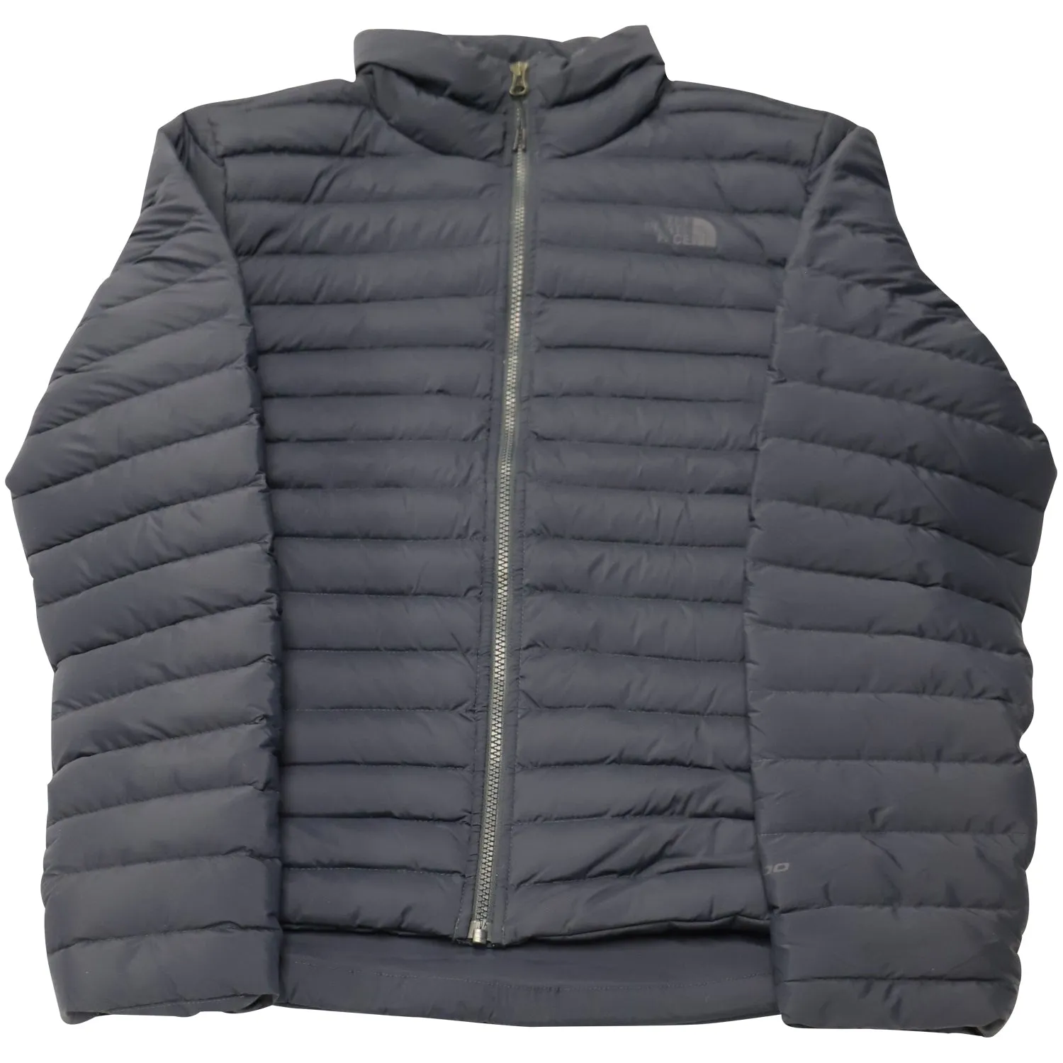 The North Face Stretch Goose-Down Quilted Water Repellant Jacket in Black Nylon