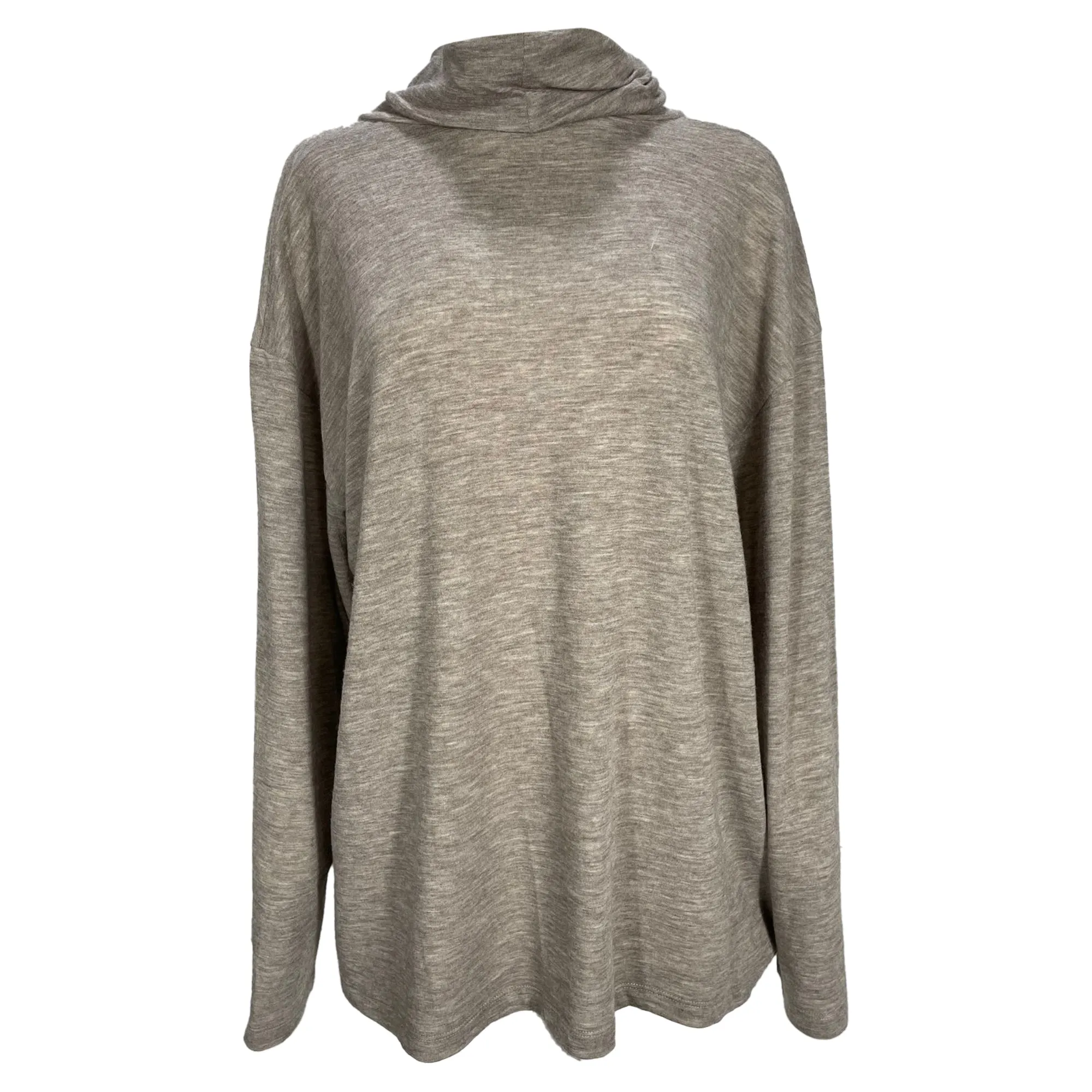 The Row Turtleneck Sweater in Brown Cashmere