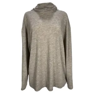 The Row Turtleneck Sweater in Brown Cashmere