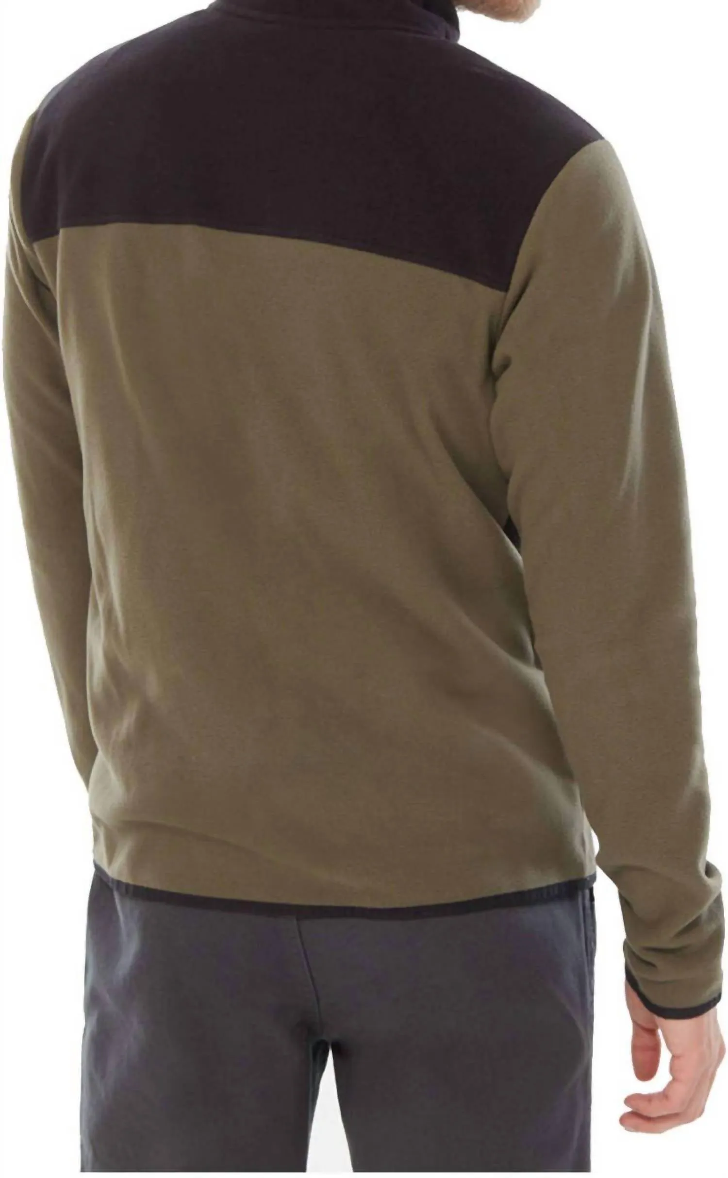 Tka Glacier Full Zip Jacket In New Taupe Green/tnf Black