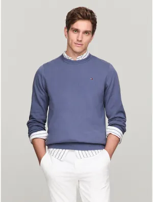 Tommy Hilfiger Men's Flag Logo Crewneck Sweater