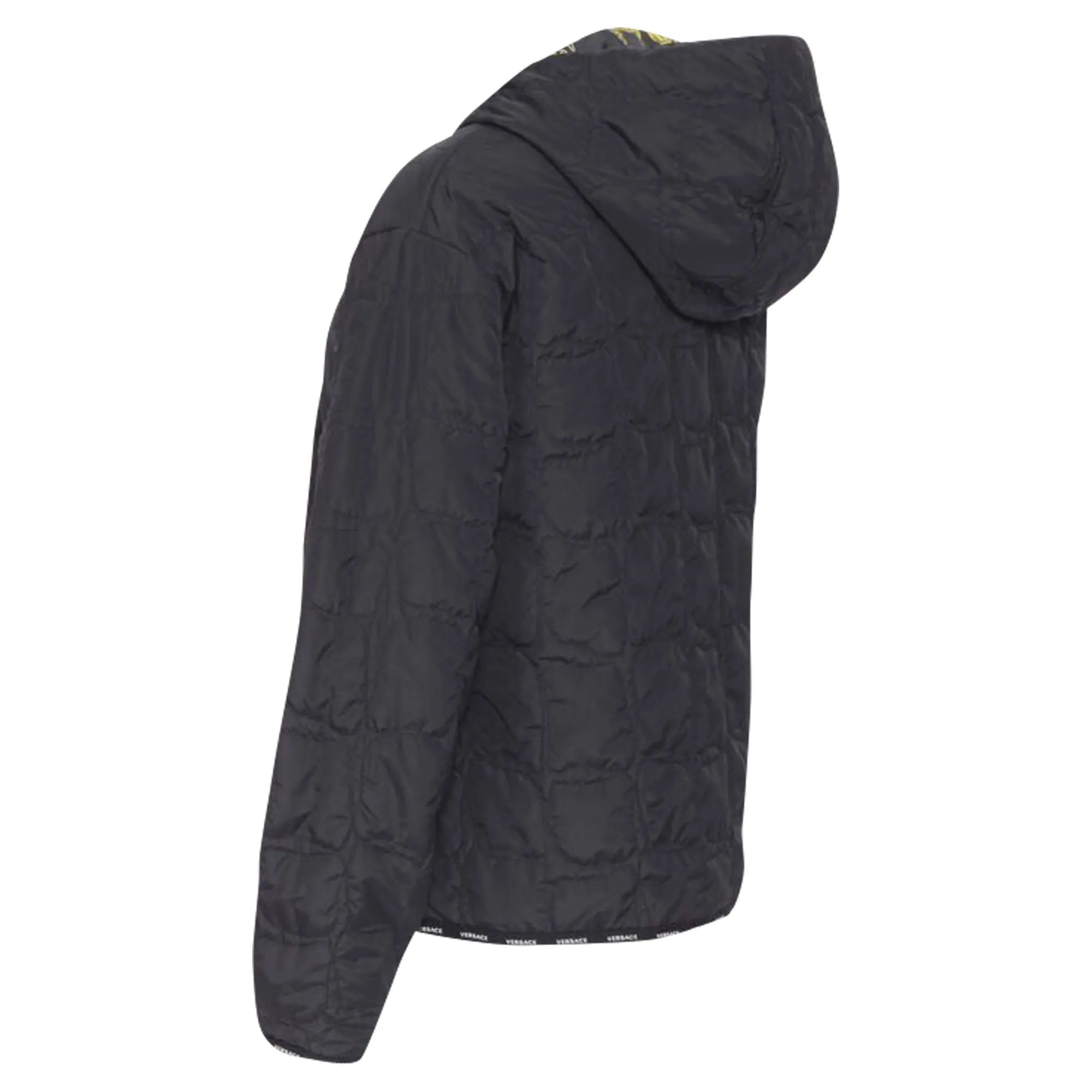 Versace Reversible Baroque Alphabet quilted jacket