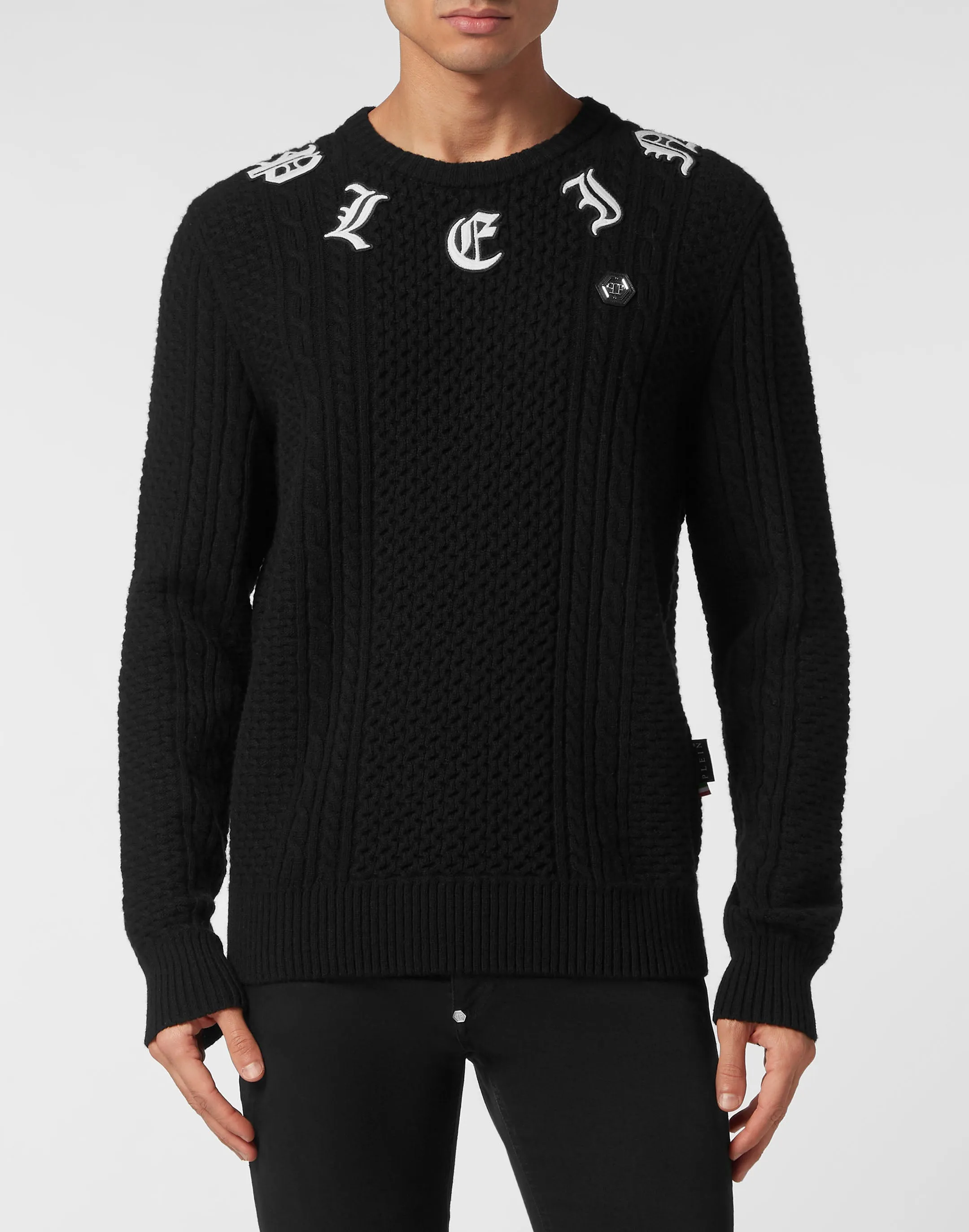 Wool &amp; Cashemere Pullover Round Neck LS