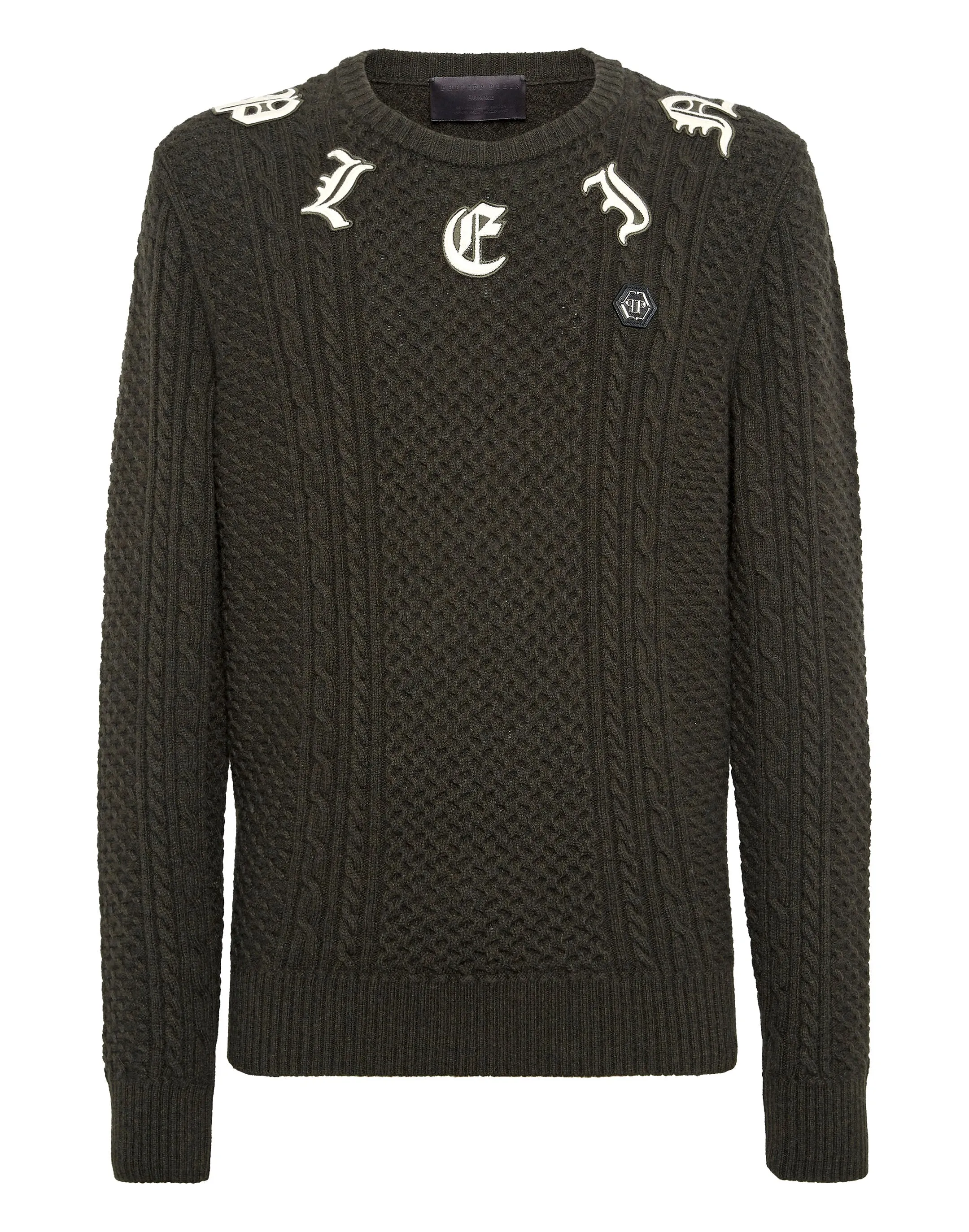 Wool &amp; Cashemere Pullover Round Neck LS