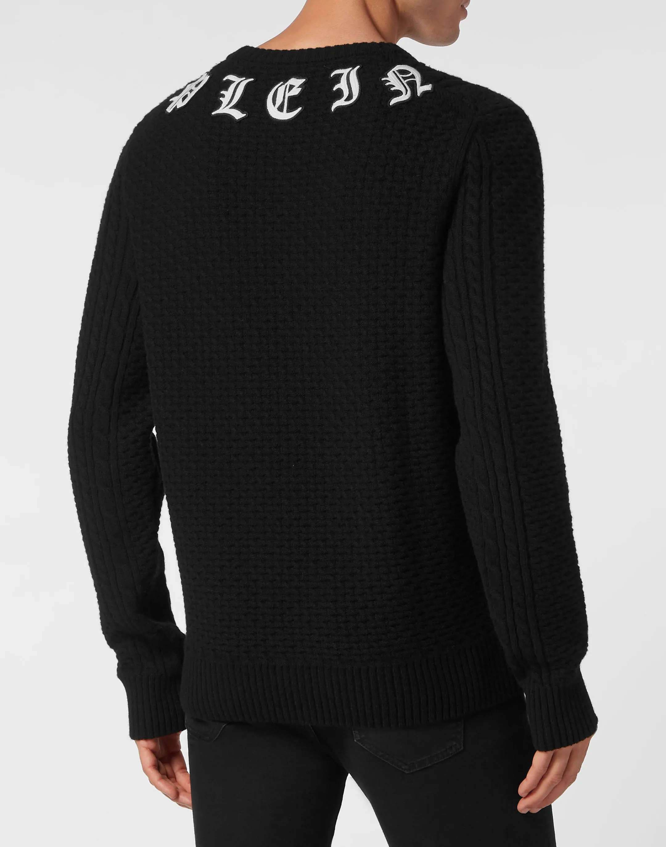 Wool &amp; Cashemere Pullover Round Neck LS
