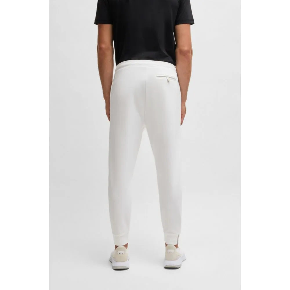 x Matteo Berrettini Regular-fit trousers in stretch gabardine with logo detail